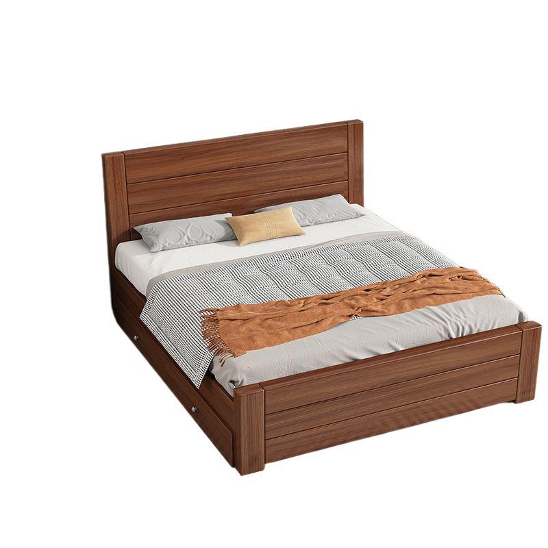 無垢材ベッド モダン シンプル 1.5m ホーム ダブルベッド 1.8m マスターベッドルーム 経済的な賃貸住宅 1m シングルベッド