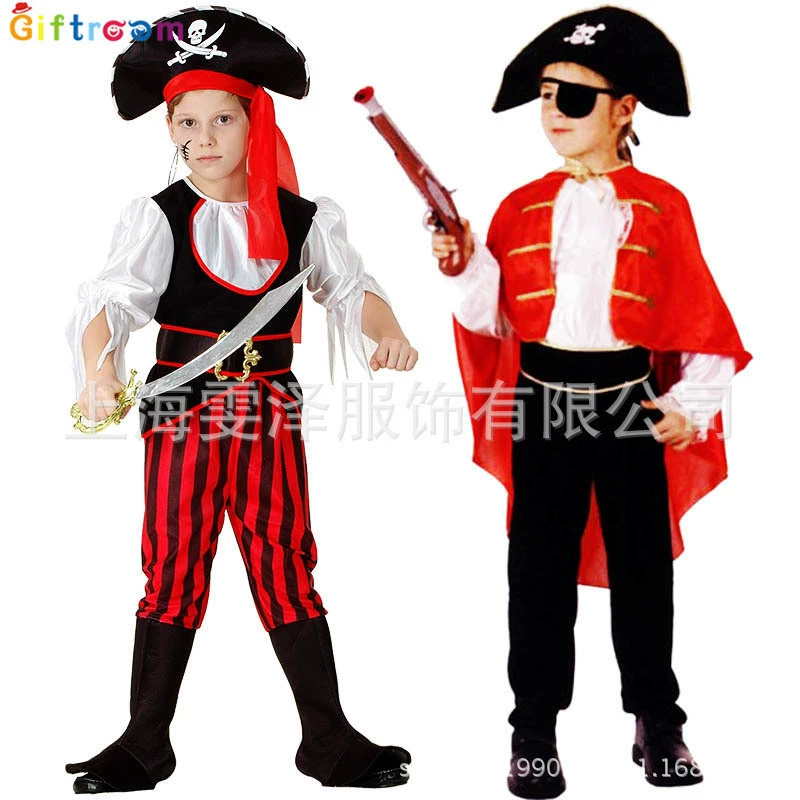 Children's Pirates of the Caribbean, set, halloween, cosplay