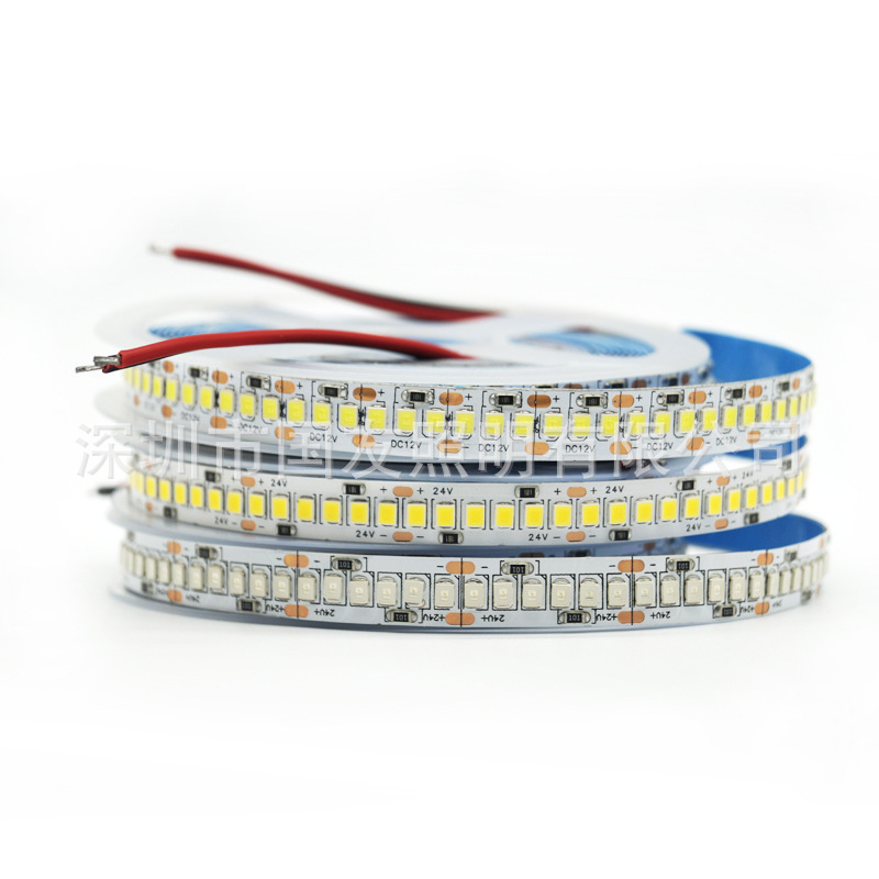 2835低電圧ランプストリップ自己接着性ledストリップ12v 2色ランプストリップ卸売24vリニアライト120ランプキャビネットライト|undefined