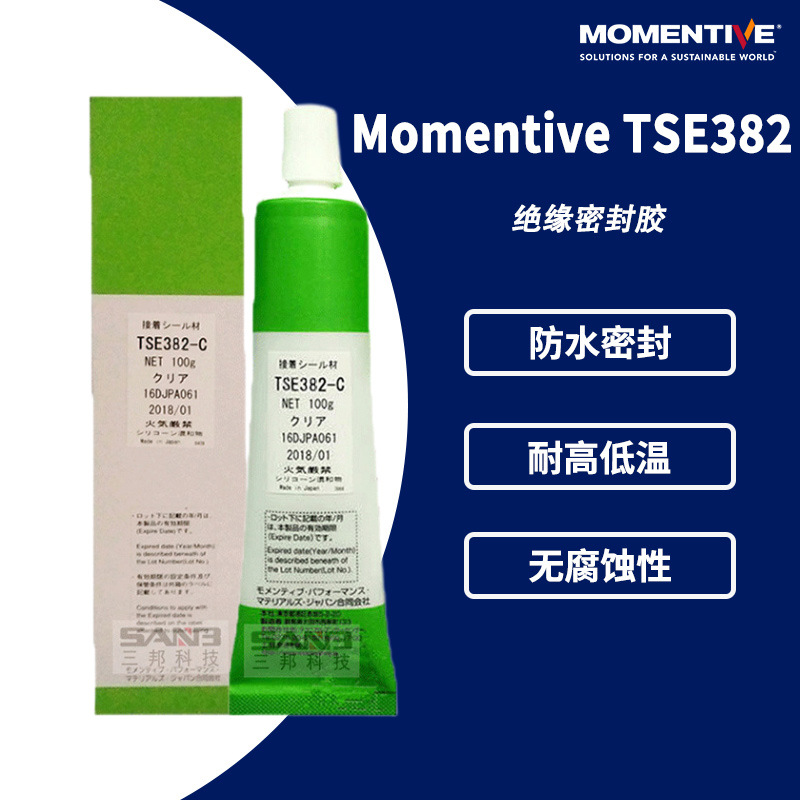 原装正品迈图TSE382C中性耐高温防水密封胶 RTV382透明硅胶 100ml