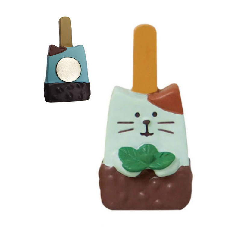 日本猫冷蔵庫マグネット DIY 磁気食品おもちゃ冷蔵庫メッセージステッカー樹脂シミュレーション食品冷蔵庫マグネット強力な吸引|undefined