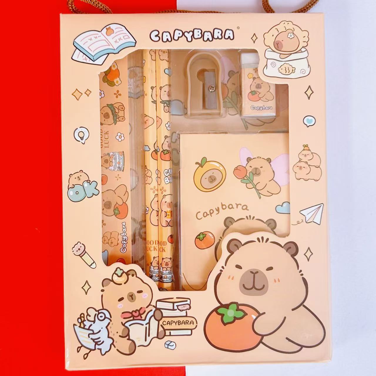 Set de Papelería Sanrio con Diseño de Mascotas, Set de Lápiz y Regla de Kuromi de Alta Calidad, Papelería para Estudiantes, Regalo y Premio para el Día del Niño.