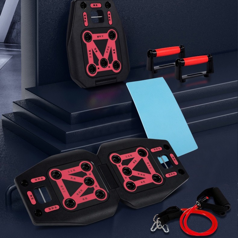 Push-ups board bracket multifunctional training push-ups practice board push-ups foldable indoor home fitness equipment