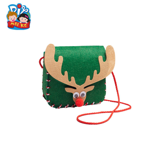 Christmas small gift handmade diy deer backpack creative kindergarten children making material package Christmas decoration