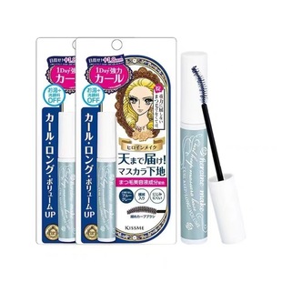 Japanese Domestic Version Kissme Mascara Raincoat Setting Liquid Kissme Beginner Curling Blue Primer Mascara