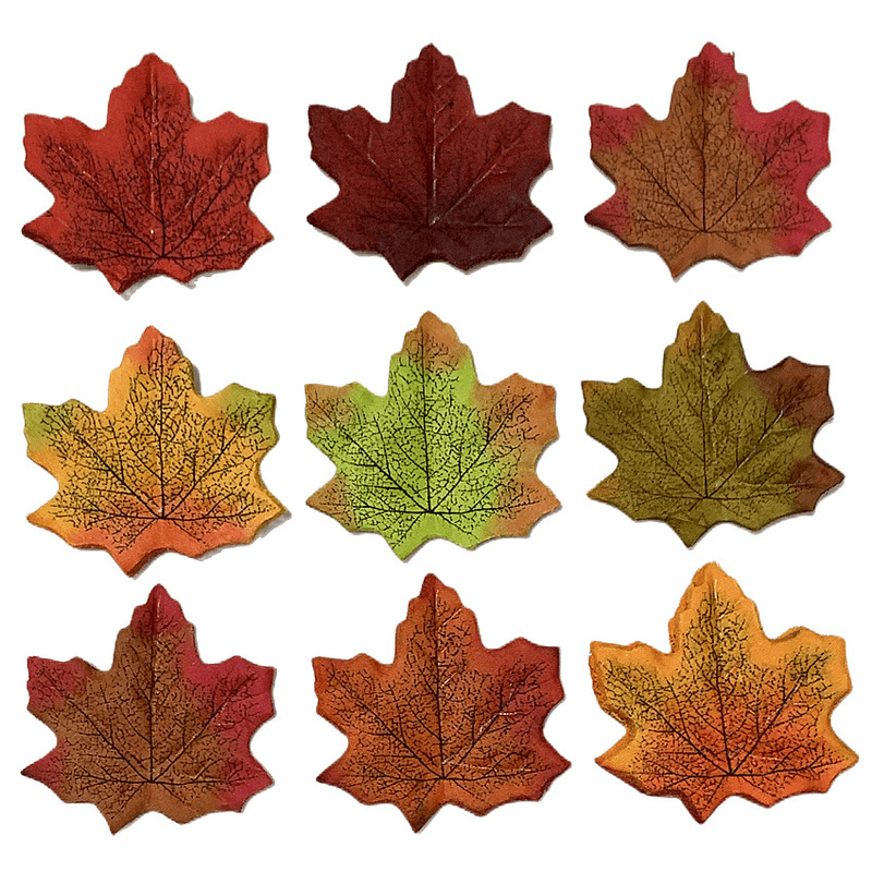 Factory supply simulation leaf simulation Maple Leaf boneless silk screen Maple Leaf simulation Maple Leaf