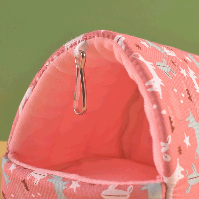 Крючок для гнезда для домашних животных Подвесная цепь с защитой от укусов Пряжка для хомяка Медовая сумка Спальное гнездо Подвесной первичный источник