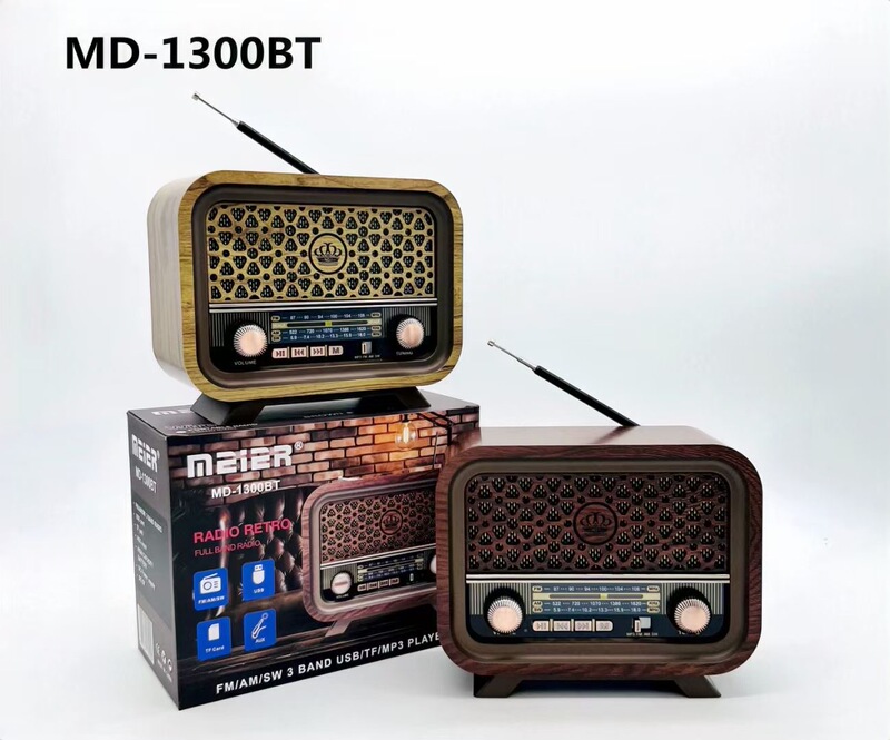ソーラーレトロBluetoothスピーカー ポータブル多機能手回し式ワイヤレスラジオスピーカー カスタム卸売|undefined