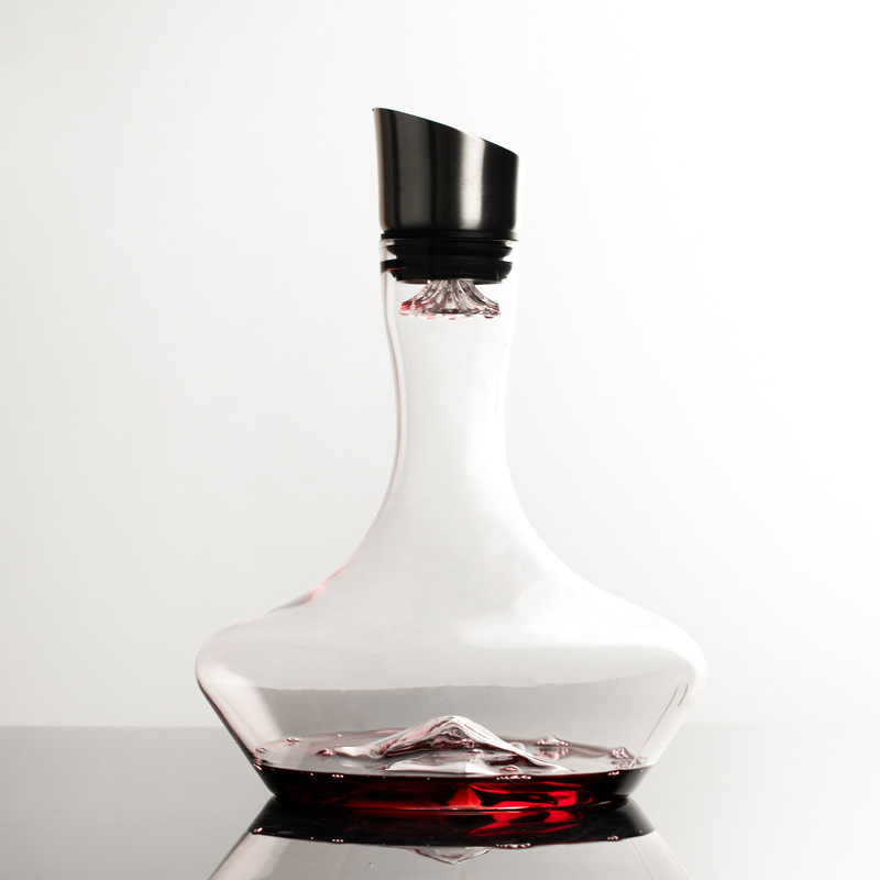 Creativo vino tinto decanter cascada cascada de lujo de alto grado cisne rápido decanter dispensador de vino utensilios