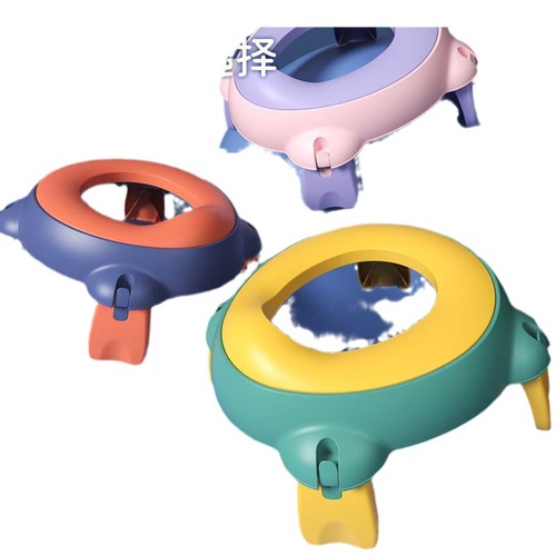 Portable foldable potty for children, suitable for boys and girls, travel car seat toilet