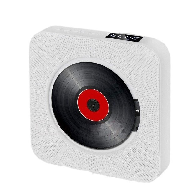 Reproductor de CD bluetooth para niños montado en la pared para el hogar con pantalla que relee la máquina de aprendizaje educativo fetal álbum de música reproductor de CD altavoz