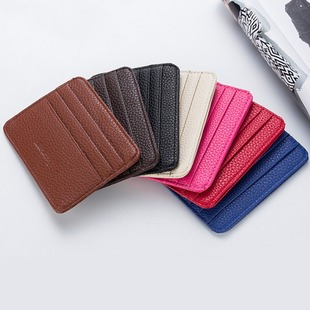 Cross-Border Wallet, Simple Mini Card Holder, Multi-Card Slot Card Holder, Portable Card Bus Card