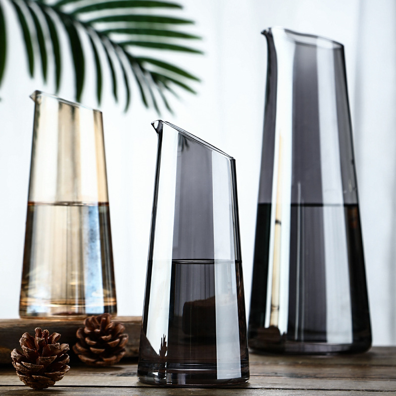 Estilo japonés vino pot bar separador de vino cóctel decantador cristal vaso vino Vino decantador