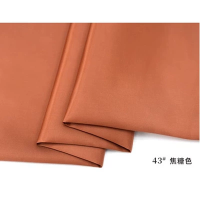 Cotton Lined Copper Ammonia Silk | Car roof lining - chocolate-color-caramel-color-43price-for-half-a-meter-default-item