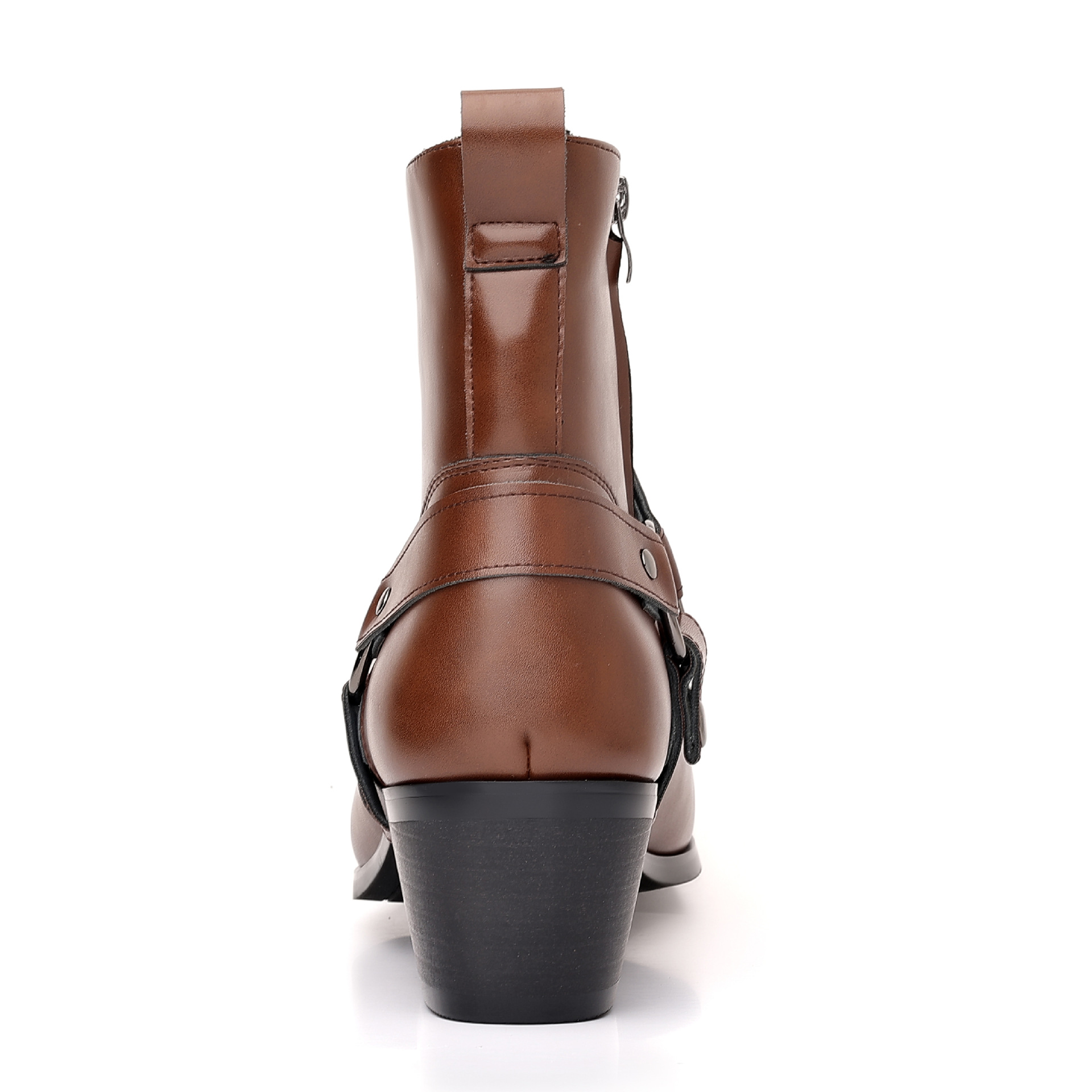 Autumn/Winter men's fashion zipper boots_vogvips.com