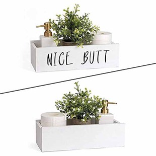 Wooden Coffee Station Organizer Sign Storage Box for Farmhouse Kitchen Countertop Coffee Stand Coffee Bar Decor