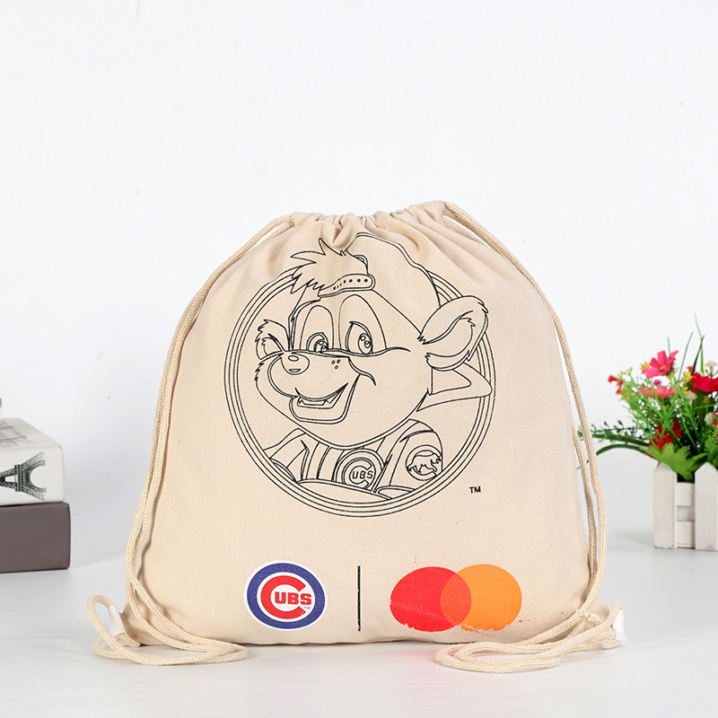 Bolsa de cordón no tejida al por mayor de la fábrica Zapatos Ropa almacenamiento a prueba de polvo bolsa de cordón doble no tejida