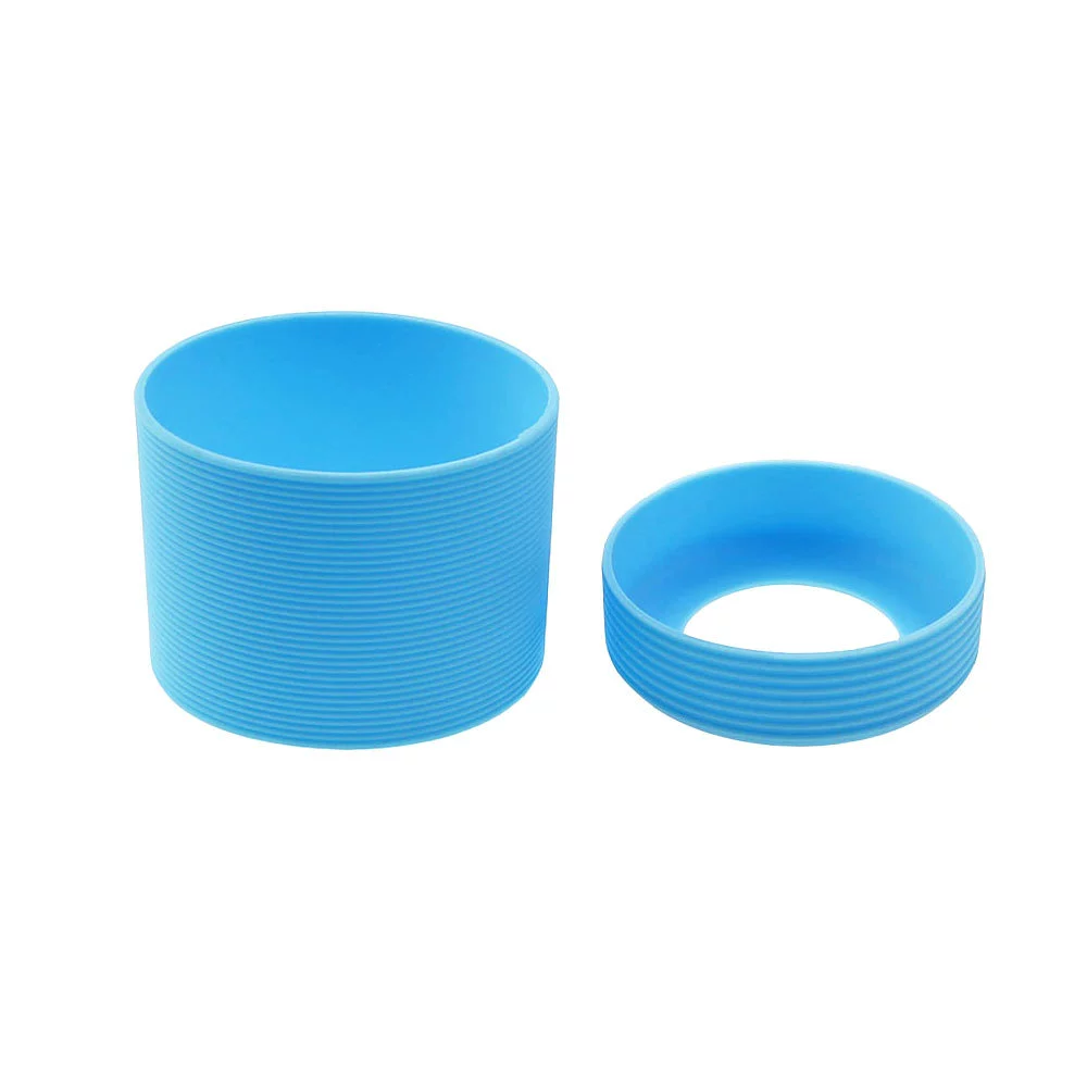 Glass, silicone non-slip protective case, 9.5cm, anti-scald