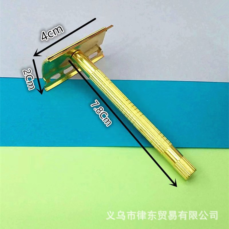 836 manual shaving blade holder stainless steel razor holder 2 yuan store daily necessities factory direct silver