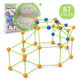 stem toy DIY assembling indoor children's tent building game house toy inserting beads tent assembling building blocks