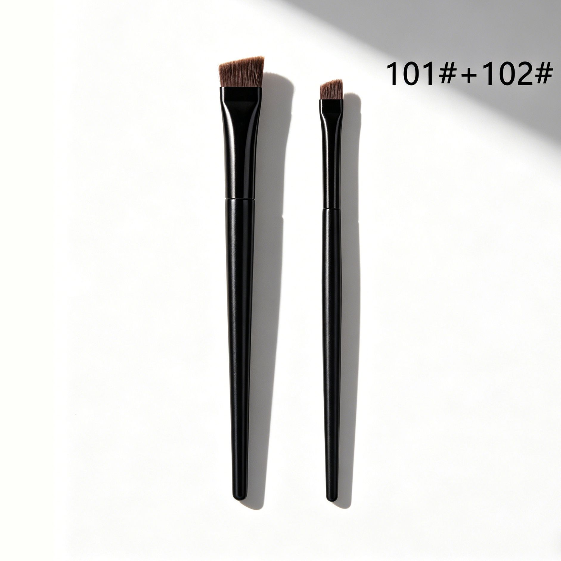 101 # Cepillo para cejas tipo cuchilla 102 # Brocha para base 191, brocha para colorete 170, 2 envíos directos de fábrica para dropshipping transfronterizo