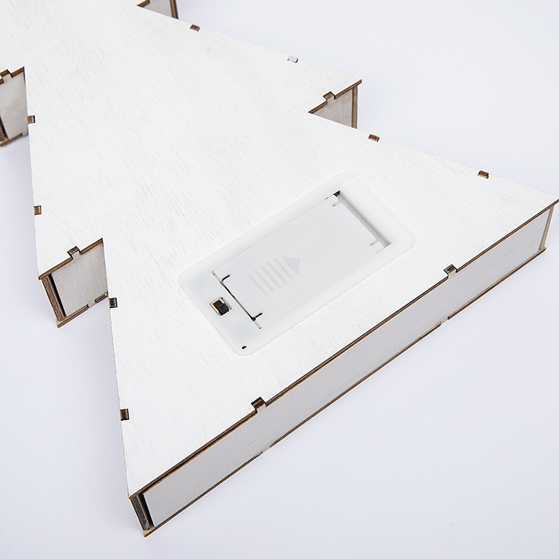 EDL luminosos adornos de Navidad corte por láser productos de madera corte por láser de materiales entrantes al por mayor patrón de grabado láser