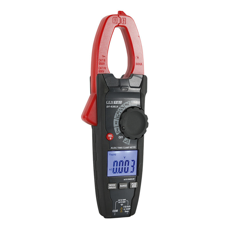华盛昌（CEM） DT-9381A数字钳形表 高精度真有效值电流表