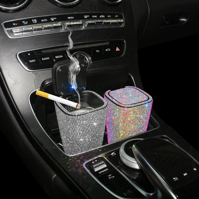 Car ashtray: creative covered air outlet
