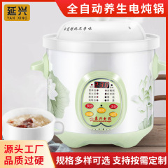 全自動大容量養生電気シチュー鍋陶磁器スープ煮粥鍋電気シチューカップ白磁プレゼント卸売り