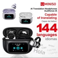 Умные наушники G08 C02, Bluetooth, клип‑на‑ухо, кейс с LED‑сенсором, опция AI‑перевода
