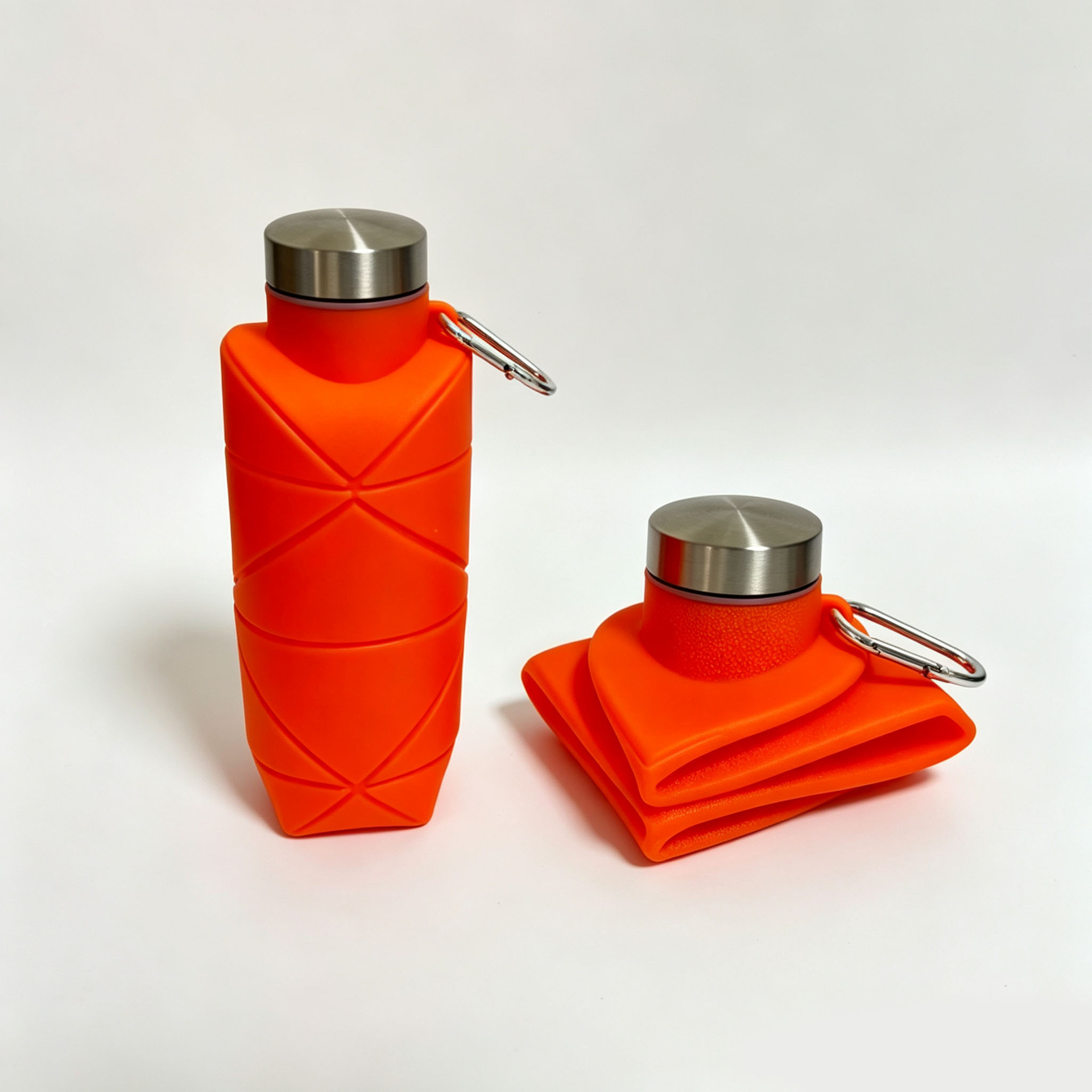 700ml de silicona hervidor plegable portátil taza de agua deportiva al aire libre gran capacidad a prueba de fugas botella de agua telescópica image 8