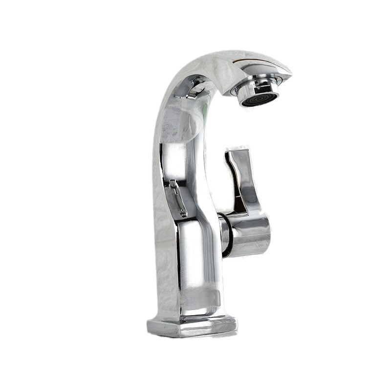 Yuyao al por mayor de la fábrica Luna curva cuenca solo agujero grifo solo grifo de agua fría sola cuenca del grifo