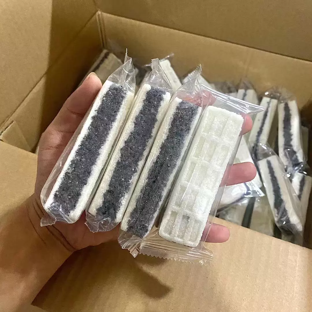 Черный рис Euryale Cake Euriale торт без сахара Клейкий рисовый пирог Питательный завтрак Zero Food Bulk/10 кг