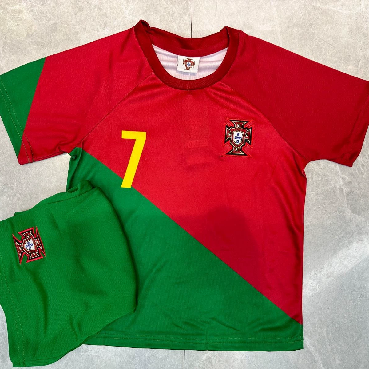 22-23 Raya Losty away No. 7 Cristiano Ronaldo Футболка для детей, печать, код 14, yards 30
