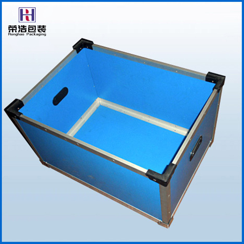厂家供应pp中空板物流箱塑料周转箱工具箱带盖加厚物流箱耐用隔板
