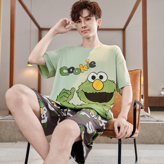 Modal Men's Pajamas Summer Thin Summer Wearing Loose Men's Home Clothes suit 2025 New