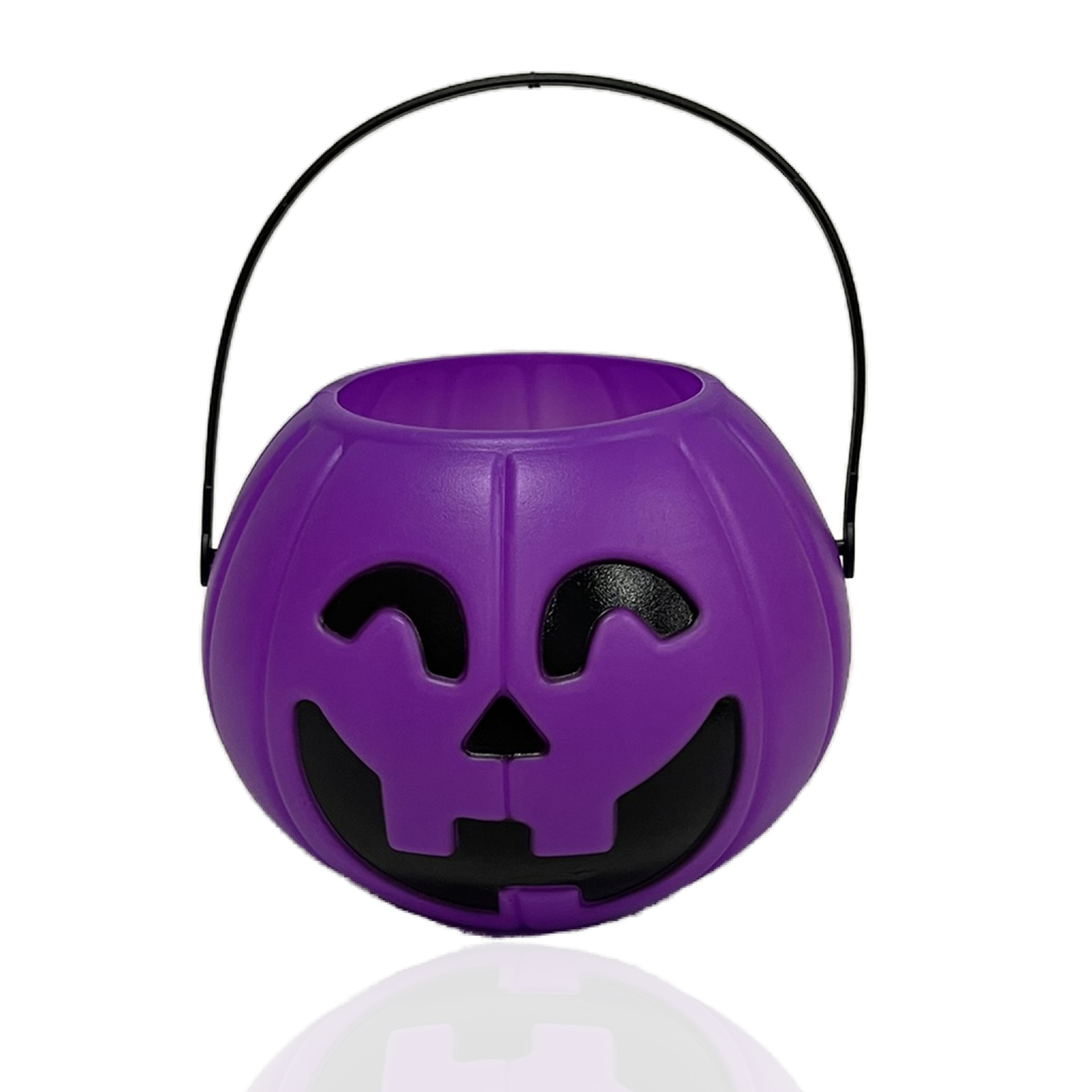 Halloween calabaza lata cubo cara sonriente calabaza fantasma fiesta actividad accesorios de vestir calabaza portátil lata de dulces
