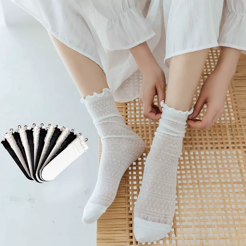Летняя дышащая pleated юбка студента, японские колготки-носочки до колена, средняя длина