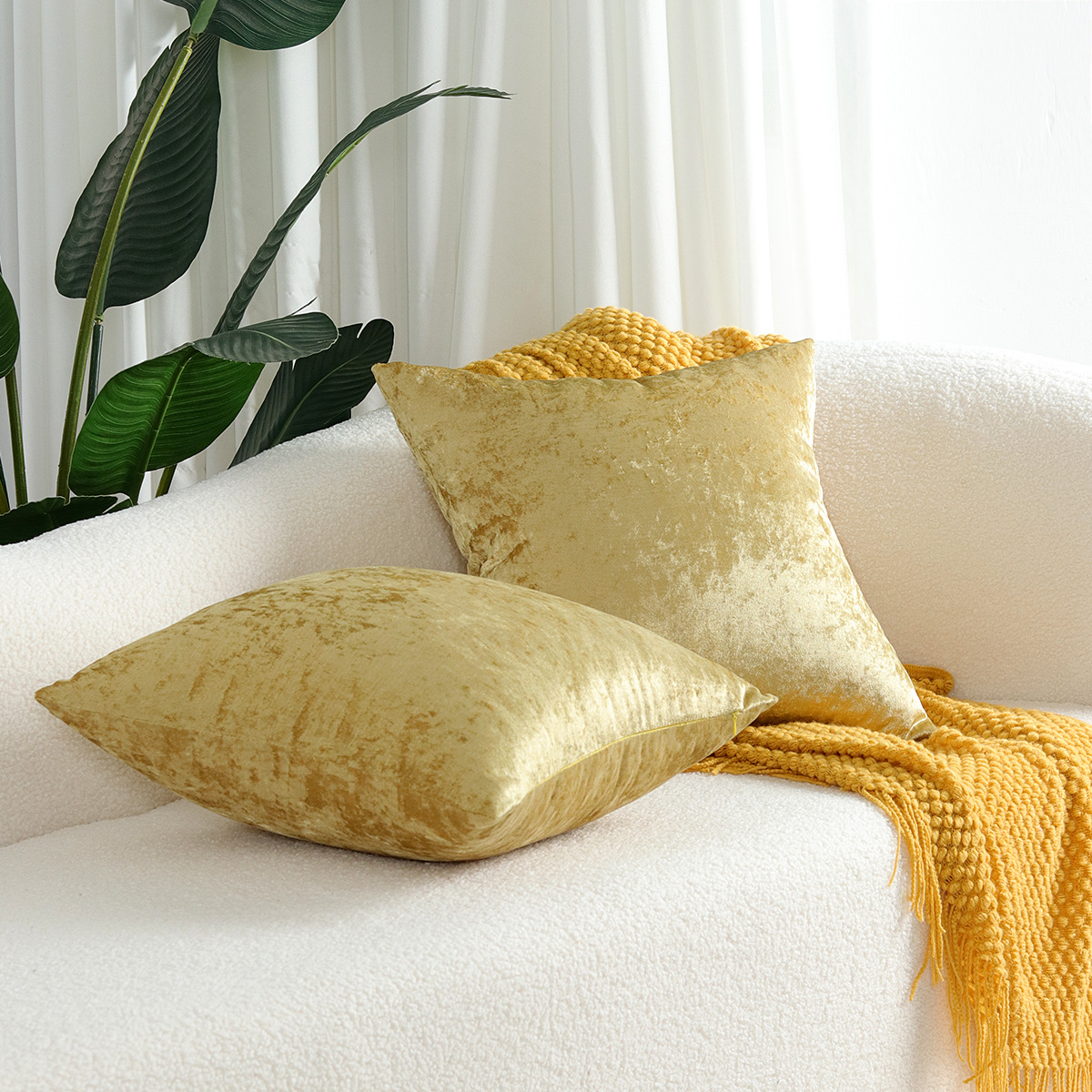 Casual Solid Color Polyester Pillow Cases display picture 1