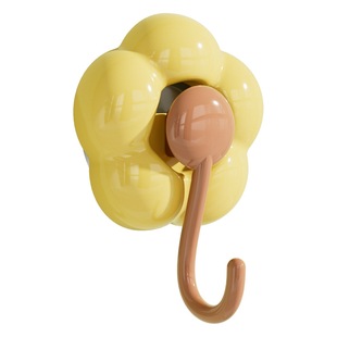 Sunflower Flower Suction Cup Hook Non-perforated Non-marking Hook Vacuum Suction Cup Kitchen Living Room Bathroom Strong Adhesive Hook