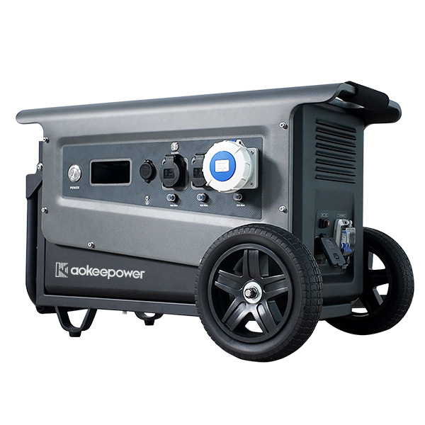 Aoke 3kw carro pequeño tipo doméstico industrial impermeable energía solar fotovoltaica almacenamiento de energía fuente de alimentación móvil image 7
