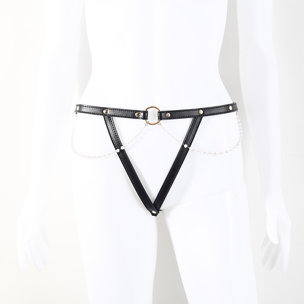 Cuero atractivos bondage ropa accesorios sexuales para mujeres SM artículos para adultos máscaras para los ojos clipes de la boca ropa de rendimiento