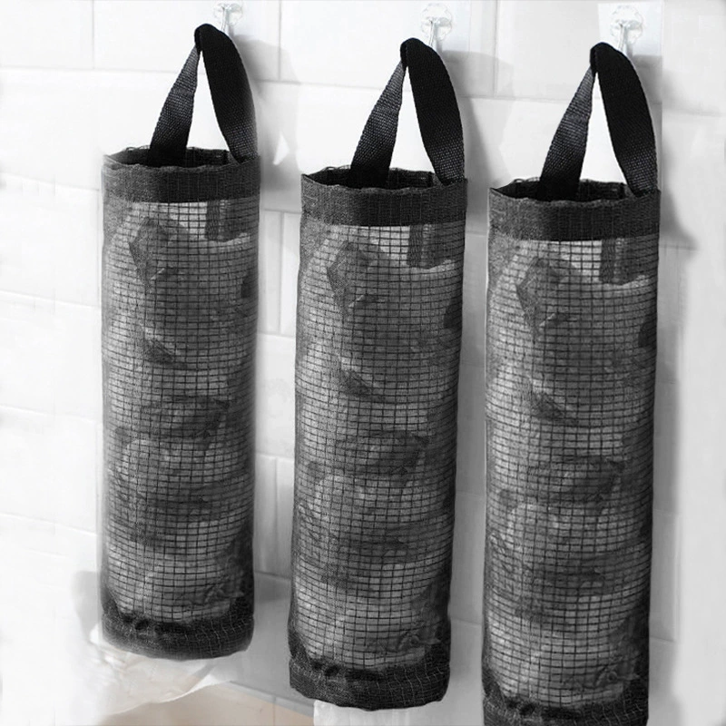Кухонный мешок для мусора, подвесной мешок, настенный съемный мешок для хранения, удобный круглый пластиковый мешок-сборщик