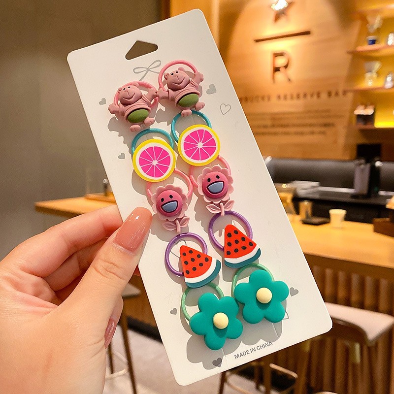 Boutique linda diadema para niños dulce, pequeña, fresca y elegante, cuerda para el cabello, personalidad de estilo de dama de nicho, cuerda para el cabello para niños, todo fósforo