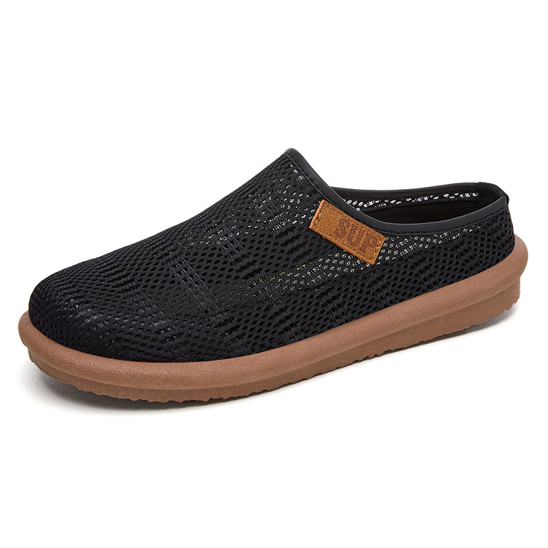 Zapatos casuales zapatos de malla voladora de verano para mujer zapatos individuales transpirables al por mayor transfronterizos zapatos de mujer huecos medias zapatillas para mujer