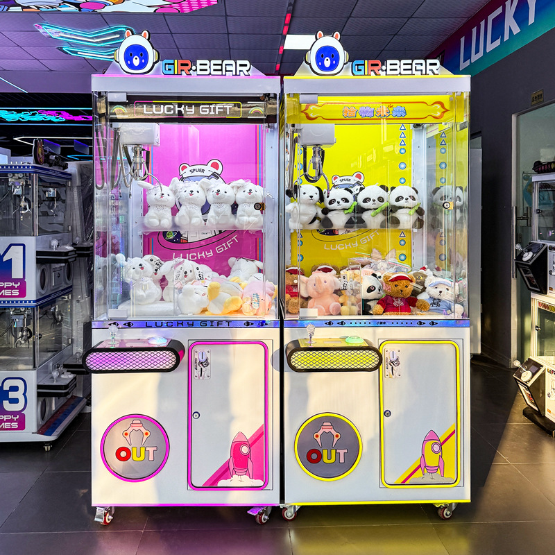 Máquina dispensadora transfronteriza del sudeste asiático máquina de muñecas snacks bebidas máquina recreativa de monedas con escaneo