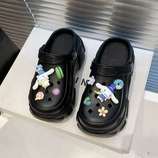 8388 cave shoes [Black] Yugui Dog