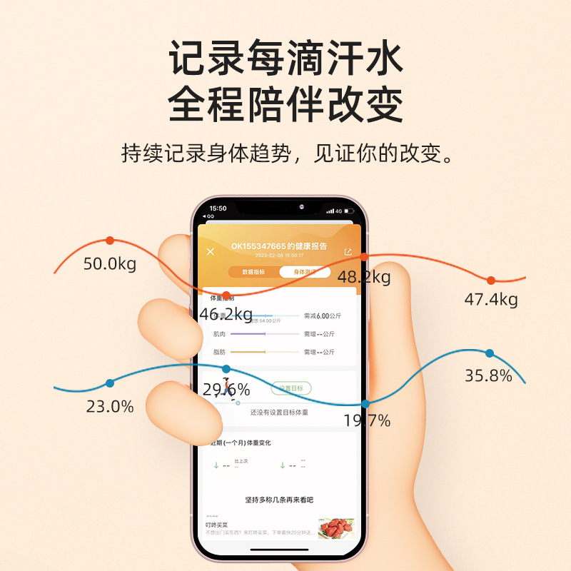 Smart Body Fat Scale Home Bluetooth Charging Electronic Scale Human Body Wholesale Body Fat Scale Healthy Weight Scale