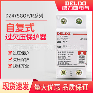Delixi DZ47SGQF circuit breaker self-compound over-under-voltage protector self-reset 40A50A63A empty