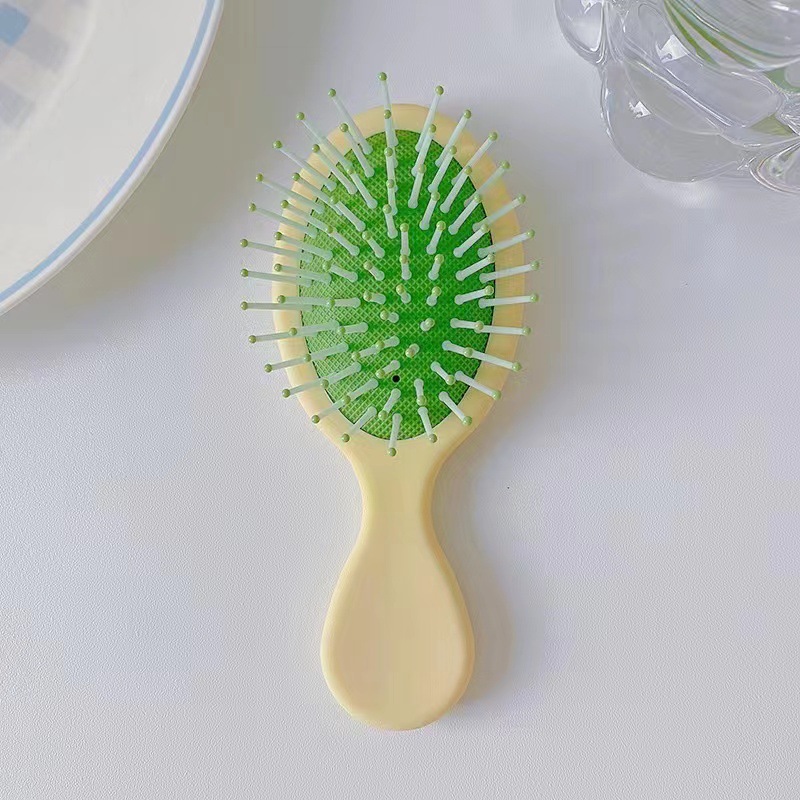 Peine con cojín de aire, mini horquilla portátil, compacto, no daña el cabello, masajeador, lindo, cepillo de pelo con airbag estilo ins. image 10